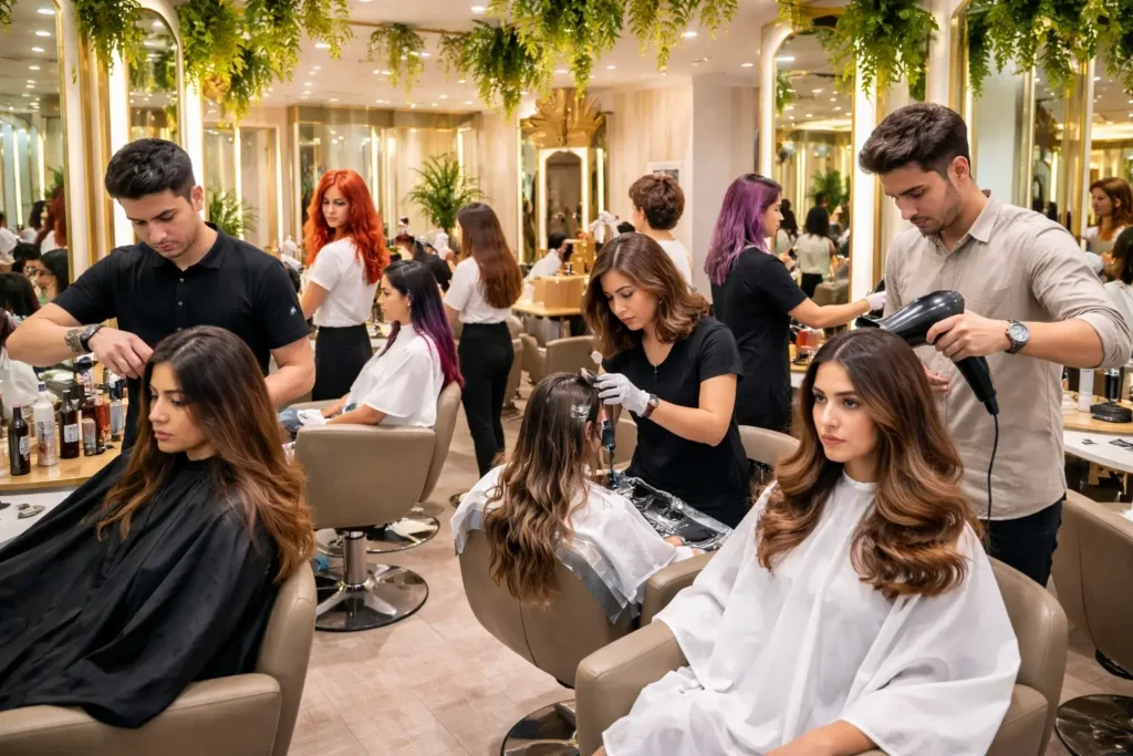 Latest Haircut & Hair Color Trends in Faridabad Shine Salon