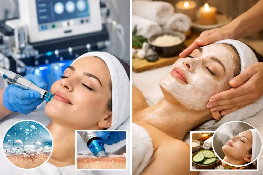 Hydra Facial vs Regular Facial