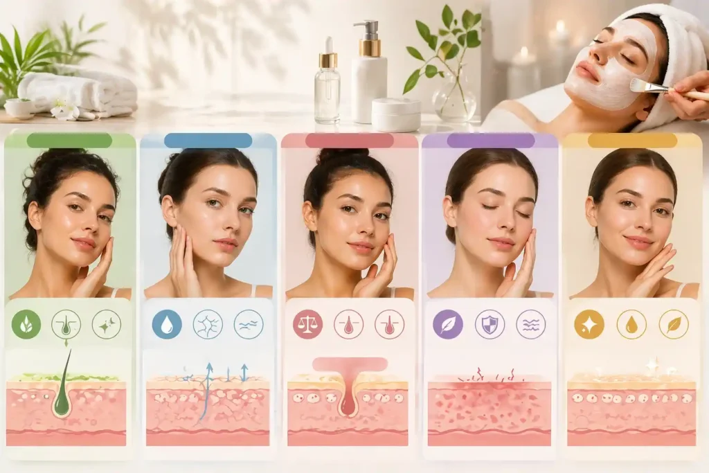 best facial for skin type