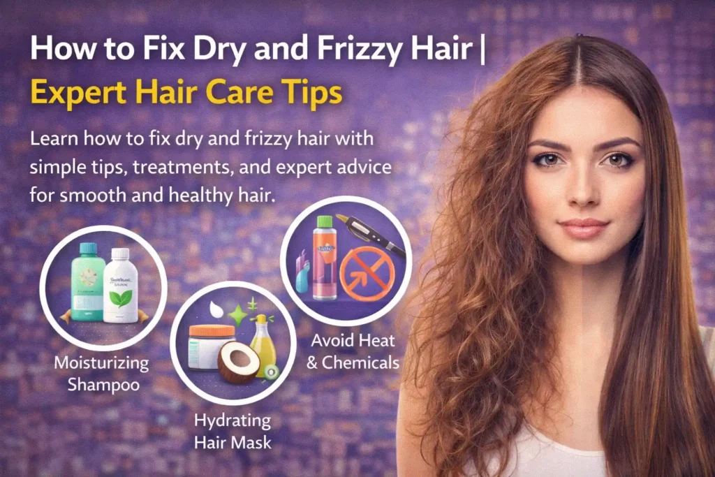 how to fix dry and frizzy hair
