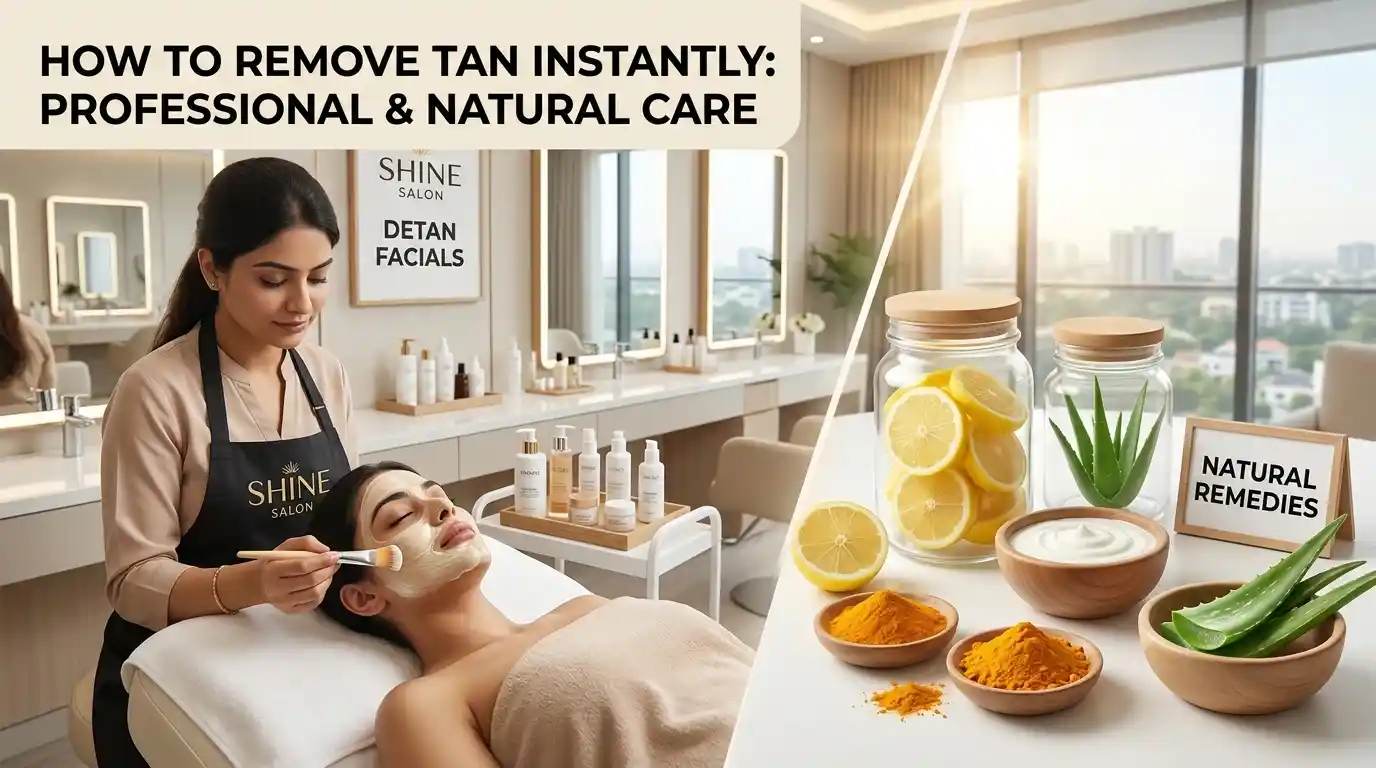 how to remove tan instantly
