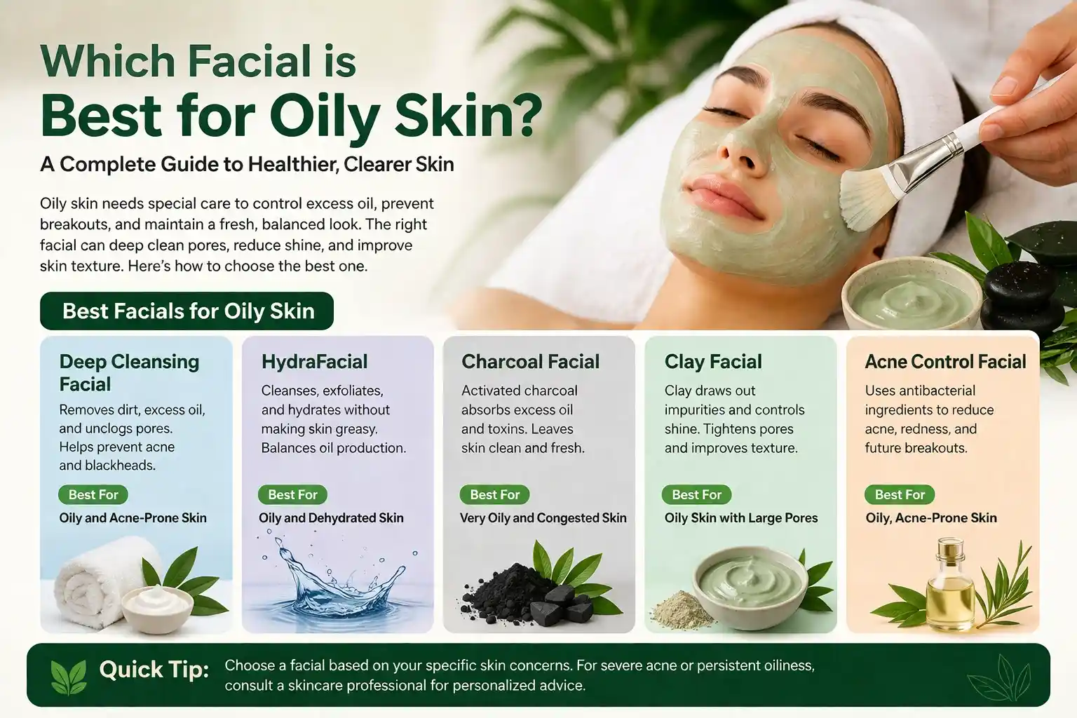 best facial for oily acne skin